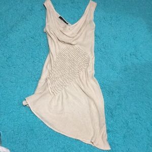 L.A.M.B. Asymmetrical cowl neck sweater top!